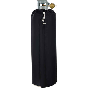 Insulated Band Style Gas Cylinder Warmer, Fits 100 lbs Gas Tanks 280W Propane Heater, Fixed Internal Thermostat Max Temp 90 ℉, Durable Waterproof Oxford Fabric, FCC Listed