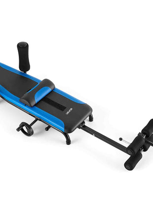 Inversion Table, 350 lbs Capacity Heavy Duty Back Inverter Stretcher, Inverted Table with Stable Structure, Adjustable Armrests, Decompression Tables for Shoulders, Neck, Back, Knees