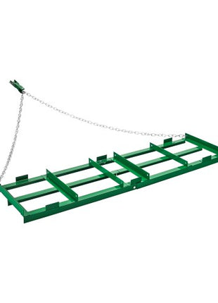 Drag Harrow, 6 ft Heavy Duty Tow Behind Drag Harrow with Adjustable Bars & 72 in Chain, Driveway Grader Landscape Rake for ATV, UTV, Tractor, Mower Tow Behind Yard Lawn Leveling Tool