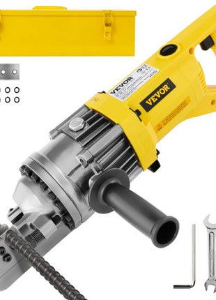 Electric Rebar Cutter, 900W Portable Electric Hydraulic Rebar Cutter, Cutting up to 5/8 Inch #5 4-16mm Rebar within 3 Seconds,110V,with Easy to Carry Stainless Box