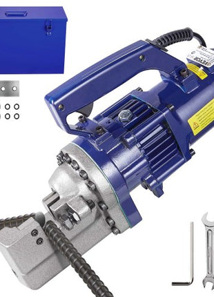 Electric Rebar Cutter, 1350W Portable Electric Hydraulic Rebar Cutter, Cutting up to  7/8 Inch #7 4-22mm Rebar within 4.5 Seconds,110V,with Easy to Carry Stainless Box