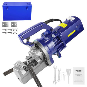 Electric Rebar Cutter, 1700W Portable Electric Hydraulic Rebar Cutter, Cutting up to 1 Inch #8 4-25mm Rebar within 5 Seconds,110V,with Easy to Carry Stainless Box