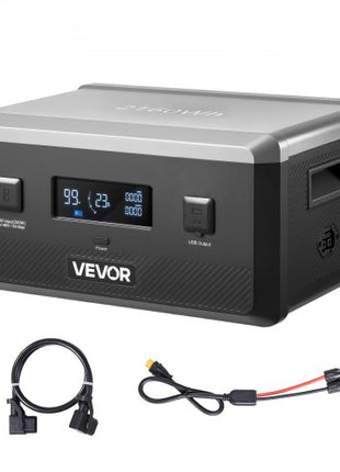 Extra Battery for Portable Power Station, 2160Wh LiFePO4 Extra Expansion Battery with 3 Output Ports for Home Use, Outdoor Camping, Road Trips, RVs, Emergencies