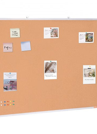 48"x36" Large Cork Board  Wall-Mounted Bulletin Board with Pin Board  Perfect for School, Home, Office