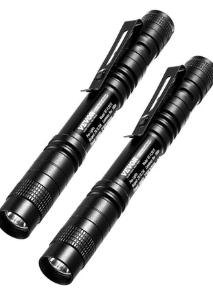 Pen Light, 2-Pack 100 Lumens Pocket Flashlight with Clip, IPX4 Waterproof Portable Penlight, Compact and Lightweight for Tight Spaces, Work, Inspection, Emergency, Mechanics, Outdoor Use