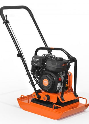 Plate Compactor, 7 HP 196CC Gas Engine, 5400 VPM Vibrating Ground Rammer, 4440 lbs Compaction Force, 23 x 18 in Plate, Walk Behind Compactor for Paver Landscaping, Asphalt, Foundation, Soil