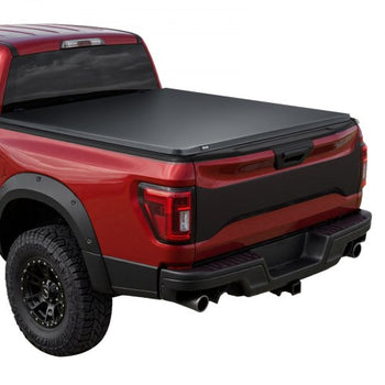 Soft Roll-Up Truck Bed Tonneau Cover, Compatible with 2015-2025 Chevy Colorado/GMC Canyon CREW SHOR, Fits 5.2 ft (5 ft 2 in/62 in) Bed, PVC Tonneau Cover with Three Aluminum Alloy Support Bars