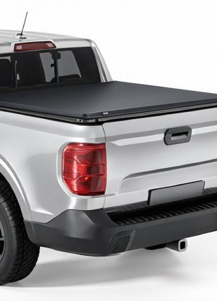 Soft Roll-Up Truck Bed Tonneau Cover, Compatible with 2022-2025 Ford Maverick, Fits Styleside 4.5 ft (4 ft 6 in/54 in) Bed, Triple-Layer PVC Tonneau Cover with Three Aluminum Alloy Support Bars