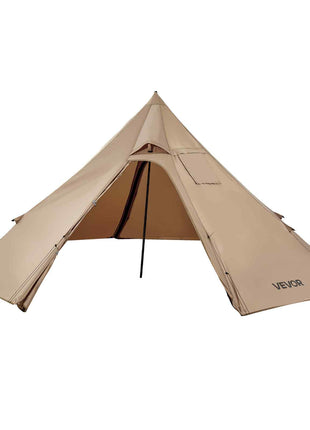 Hot Tent for 2 Persons, Portable Winter Tipi Tent with Stove Jack, Waterproof Camping Tents,  Lightweight 4 Season Shelter Tents for Hiking Fishing Backpacking, S Size