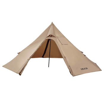 Hot Tent for 2 Persons, Portable Winter Tipi Tent with Stove Jack, Waterproof Camping Tents,  Lightweight 4 Season Shelter Tents for Hiking Fishing Backpacking, S Size