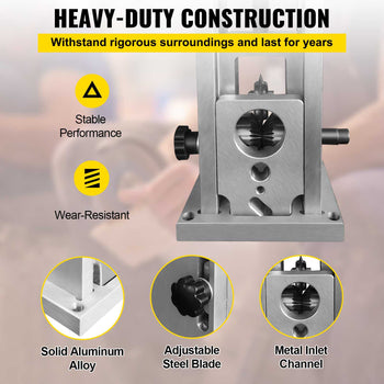 Wire Stripping Machine, 0.06-1.57 inches Drill Powered, Manual Copper Stripper w Heat Treated Steel Ultra Long Lasting Blade, Compact & Portable for Scrap Cable Peeling Recycling