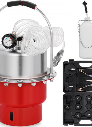 Pneumatic Air Pressure Bleeder Tool Kit Brake Bleeding Garage Workshop Mechanics