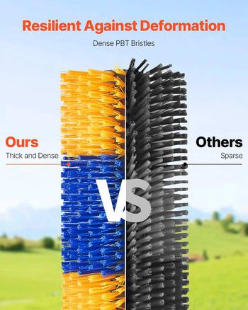 Livestock Scratching Brush, 4 Pcs Horse Brush with 8 Screws, 20 x 7.5 in Cow Scratcher, for Back Itch Relief & Keep Cleaning, Grooming & Scratching Post Brush for Horse, Pig, Cattle Supplies