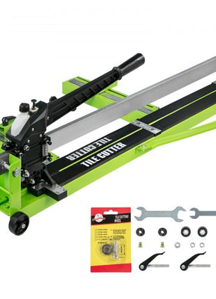 Tile Cutter 31.5 Inch Manual Tile Cutter 1.4 Inch Tile Cutting Machine Ceramic Porcelain Tile Cutter with Laser Guide All-Steel Frame and Bonus Spare Cutter Wheels Tile Cutter Hand Tool