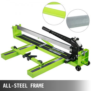 Tile Cutter 31.5 Inch Manual Tile Cutter 1.4 Inch Tile Cutting Machine Ceramic Porcelain Tile Cutter with Laser Guide All-Steel Frame and Bonus Spare Cutter Wheels Tile Cutter Hand Tool
