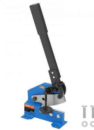 5" Manual Hand Plate Shear for Metal Sheet Processing, HS-5 Benchtop Cutter with Q235 Material, for Crafts Thick Steel Crafting, Heavy Duty Roll Press Machine for Builders, DIY Enthusiasts