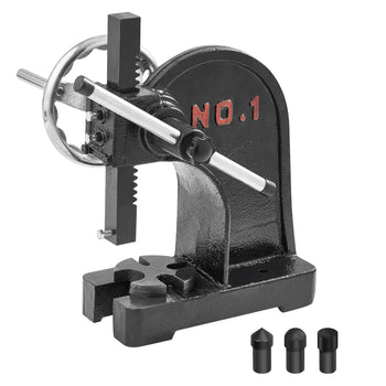 Classic black cast iron apple peeler with sturdy handle and three interchangeable blades for precision peeling.