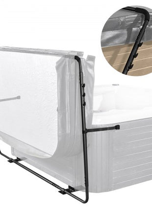 Hot Tub Cover Lift, Spa Cover Lift, Height 31.5" - 41.3" Width 53" - 92.5" Adjustable, Installed at the Bottom on One Side, Suitable for Various Sizes of Rectangular Bathtubs, Hot Tubs, Spa