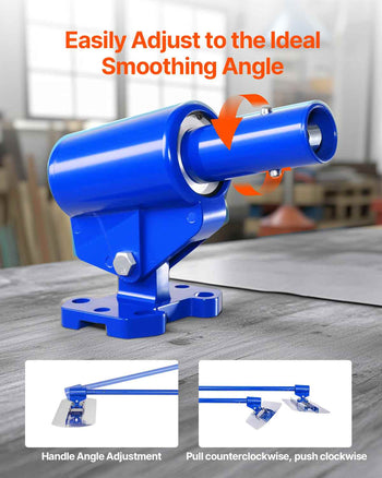 Bull Float Magnesium Concrete Float, 47.24 x 11.8 Inch Round End Concrete Float Tool with 4 Aluminum Alloy Replaceable Handles, Cement Finishing Float for Various Industrial Applications