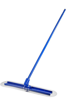 Bull Float Magnesium Concrete Float, 47.24 x 11.8 Inch Round End Concrete Float Tool with 4 Aluminum Alloy Replaceable Handles, Cement Finishing Float for Various Industrial Applications