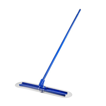 Bull Float Magnesium Concrete Float, 47.24 x 11.8 Inch Round End Concrete Float Tool with 4 Aluminum Alloy Replaceable Handles, Cement Finishing Float for Various Industrial Applications