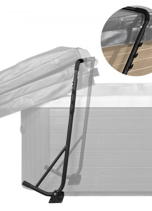 Hot Tub Cover Lift, Spa Cover Lift, Height 31.5" - 41.3" Width 57" - 92.5" Adjustable, Installed Underneath on Both Sides, Suitable for Various Sizes of Rectangular Bathtubs, Hot Tubs, Spa