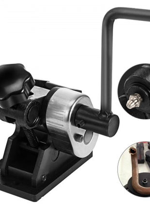 Manual Plate Steel Ring Bender 13-1/2inch Single Pinch Portable Hand Crank Ring Handle Rolling 3inch And Larger Circular Rings