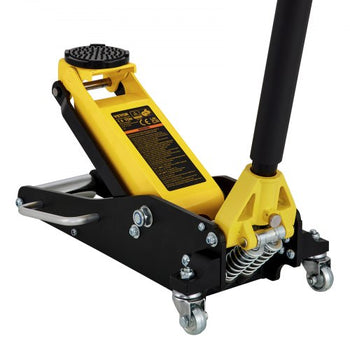 Floor Jack, 1.5 Ton Low Profile Floor Jack, Aluminum and Steel Racing Floor Jack with Dual Pistons Quick Lift Pump, Floor Jack Lifting Range 3-3/20"-14-10/27"