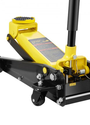 Floor Jack, 3 Ton Low Profile Floor Jack, Heavy-duty Steel Racing Floor Jack with Single Piston Quick Lift Pump, Floor Jack Lifting Range 5.12"-20"