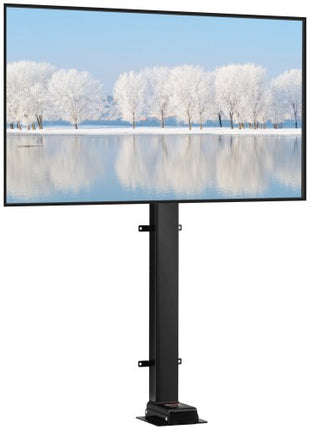 Automated TV Elevator, 39.4" Stroke, Supports 32-70" TVs, Adjustable Height 28.74-68.11", Remote Controlled, Max Load 154 lbs