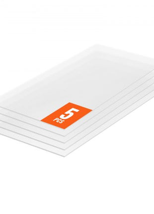 5 Pack Polycarbonate Greenhouse Panels, 2' X 4' X 0.32'' Roof Panels Sheets, Waterproof UV Protected Corrugated Plastic Roofing, Impact Resistance Clear Roofing Sheets for Greenhouse/Garden