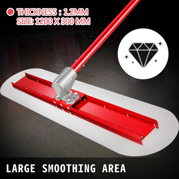 Bull Float Manganese Steel Concrete Float 1200x300mm Concrete Float Tool Cement Tool Bull Concrete Kit Bull Pool Float Bull Float Handle Bull Float Bracket Concrete Tool Finishing Bull Float