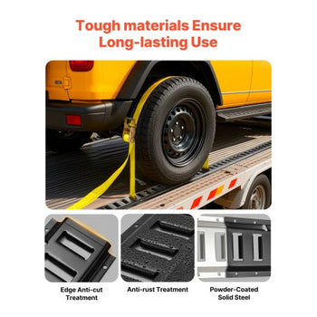 E-Track Tie-Down Rail Kit, 8 Pack (5ft+4ft+2ft+1ft) E Track Rails, 36 Pcs Includes 2 Ratchet Straps & 8 O-Rings & 8 Tie-Offs with D-Ring & 2 Single Slots & 16 End Caps, Fit for Vans Trailers