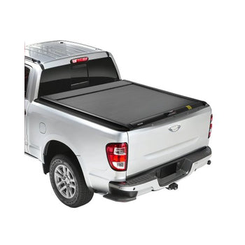 Retractable Tonneau Cover, 5.7 ft Hard Retractable Tonneau Cover with Built-in Drainage Pipe for 2021-2024 Dodge Ram 1500 Crew Cab , Customized Hard Tonneau Cover with Double-Lock & T-Slot