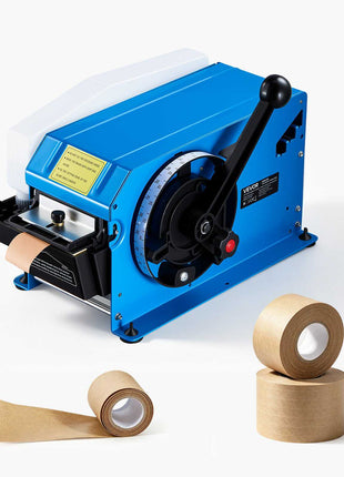 Water-Activated Tape Dispenser 4–40 Inch Kraft Gummed Tape Cutter, 4–40 inch Adjustable Cut Length, 40–100mm Tape Width, Manual Water-Activated Tape Cutter for Carton Sealing & Box Packing