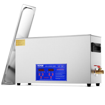 10L Ultrasonic Gun Cleaner, 300W Professional Ultra Sonic Cleaning Machine with Timer & Heater, 40kHz Digital Ultrasonic Cleaner with Basket for Gun Parts, Bullets, Military Supplies