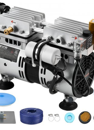 Pond Aerators, 5.2CFM Aeration System for Lakes up to 3 Acres, 3/4 HP Air Compressor, 1 Diffuser & 100' Weighted Tubing, Outdoor Pond Aeration Pump for Deep Water Oxygen Circulation