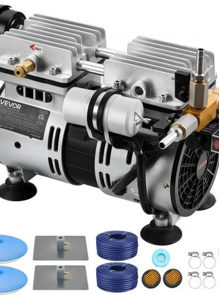 Pond Aerators, 5.2CFM Aeration System for Lakes up to 3 Acres, 3/4 HP Air Compressor, 2 Diffusers & Two 100' Weighted Tubings, Outdoor Pond Aeration Pump for Deep Water Oxygen Circulation