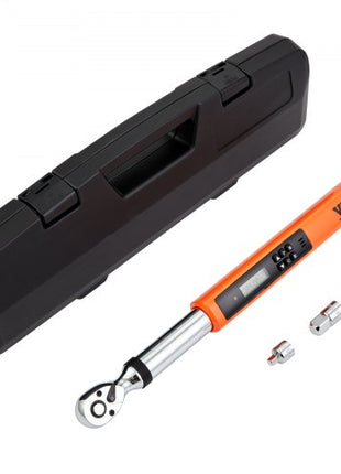 Digital Torque Wrench, 3.7-37ft.lb/5-50n.m 3/8" Drive Electronic Torque Wrench, Torque Wrench Kit Torque Range Accurate to ±2%,  3-Mode Adjustable Torque Wrench Set with LED Buzzer Calibration