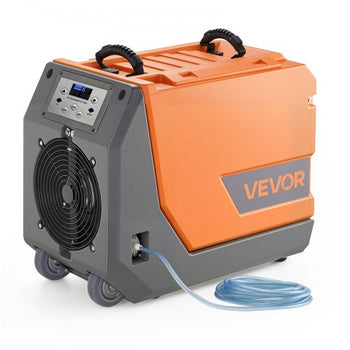 180 Pints Commercial Dehumidifier with Pump/Drain Hoses, Portable Crawl Space Dehumidifiers for Basement Storage Room Industrial Grade, Auto Defrost, Heavy-duty LLDPE,Foldable Handle