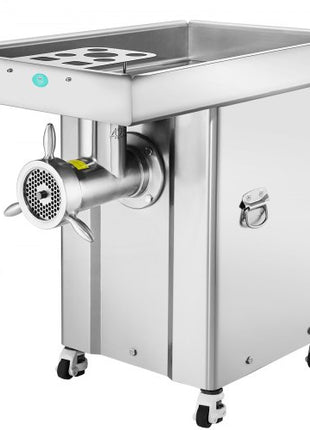 Meat Grinder, 36.7 Lbs/Min Capacity Electric Meat Grinders w/ Blade, Grinding Plate, Sausage Maker, Stainless Steel Commercial Meat Mincer for Kitchen Restaurant Butcher Store