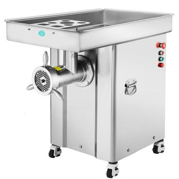 Meat Grinder, 36.7 Lbs/Min Capacity Electric Meat Grinders w/ Blade, Grinding Plate, Sausage Maker, Stainless Steel Commercial Meat Mincer for Kitchen Restaurant Butcher Store