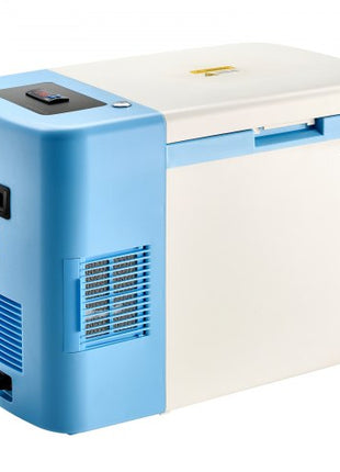 Ultra Low Temperature Freezer, 25 L, ?40 ? to ?123 ? Adjustable Temp Range, with Digital Display, 304 Stainless Steel Liner, Portable Low Temperature Lab Freezer for Laboratory Samples Storage