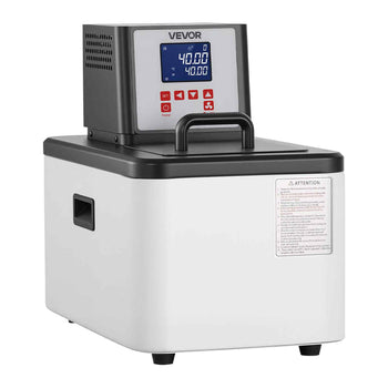 Laboratory High-Temperature Circulating Oil Bath, Up to 300℃/572℉, 6 L Lab Constant Temperature Heating Tank, 0.1℃ High Precision, Internal and External Dual Circulation, for Laboratory