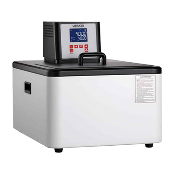Laboratory High-Temperature Circulating Oil Bath, Up to 300℃/572℉, 30 L Lab Constant Temperature Heating Tank, 0.1℃ High Precision, Internal and External Dual Circulation, for Laboratory