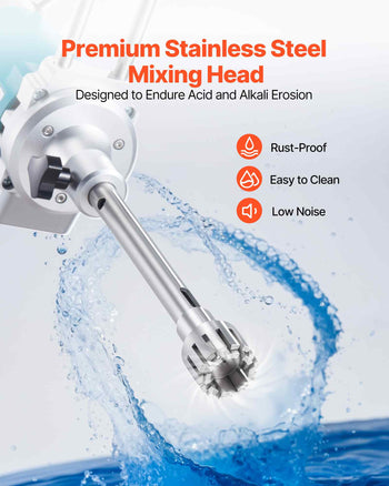 Homogenizer, 900 W Laboratory High Speed Dispersing Homogenizer, 2000-28000RPM High Shear Lab Mixer Emulsification Machine, Digital Display Blender, Stainless Steel, for Cosmetics/Food Industry