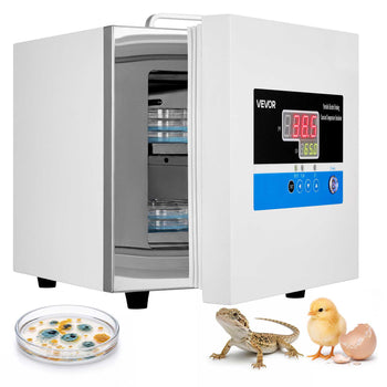 Laboratory Incubator 1.6 Gal / 6 L Microbiological Lab Incubator, For Petri Dishes, Room Temp+41℉ to 149℉ PID Temperature Control, Compact & Portable, Digital Panel, Constant Temperature