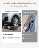 Parking Stopper, 72 Inch Heavy Duty Parking Aid for Garage, Rubber Curb Garage Floor Stopper with Reflective Strips, Vehicles Gadgets for Cars Vans Trucks Tire Wheel Guide Block Stops Bumpers
