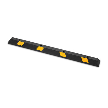 Parking Stopper, 72 Inch Heavy Duty Parking Aid for Garage, Rubber Curb Garage Floor Stopper with Reflective Strips, Vehicles Gadgets for Cars Vans Trucks Tire Wheel Guide Block Stops Bumpers