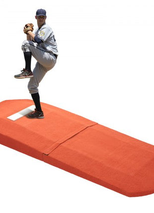 Pitching Mound, Portable Baseball Game Mound, 127 in Indoor Outdoor Pitching Practice and Training Equipment, Softball Pitching Aids with Antifade Turf and Pitching Rubber